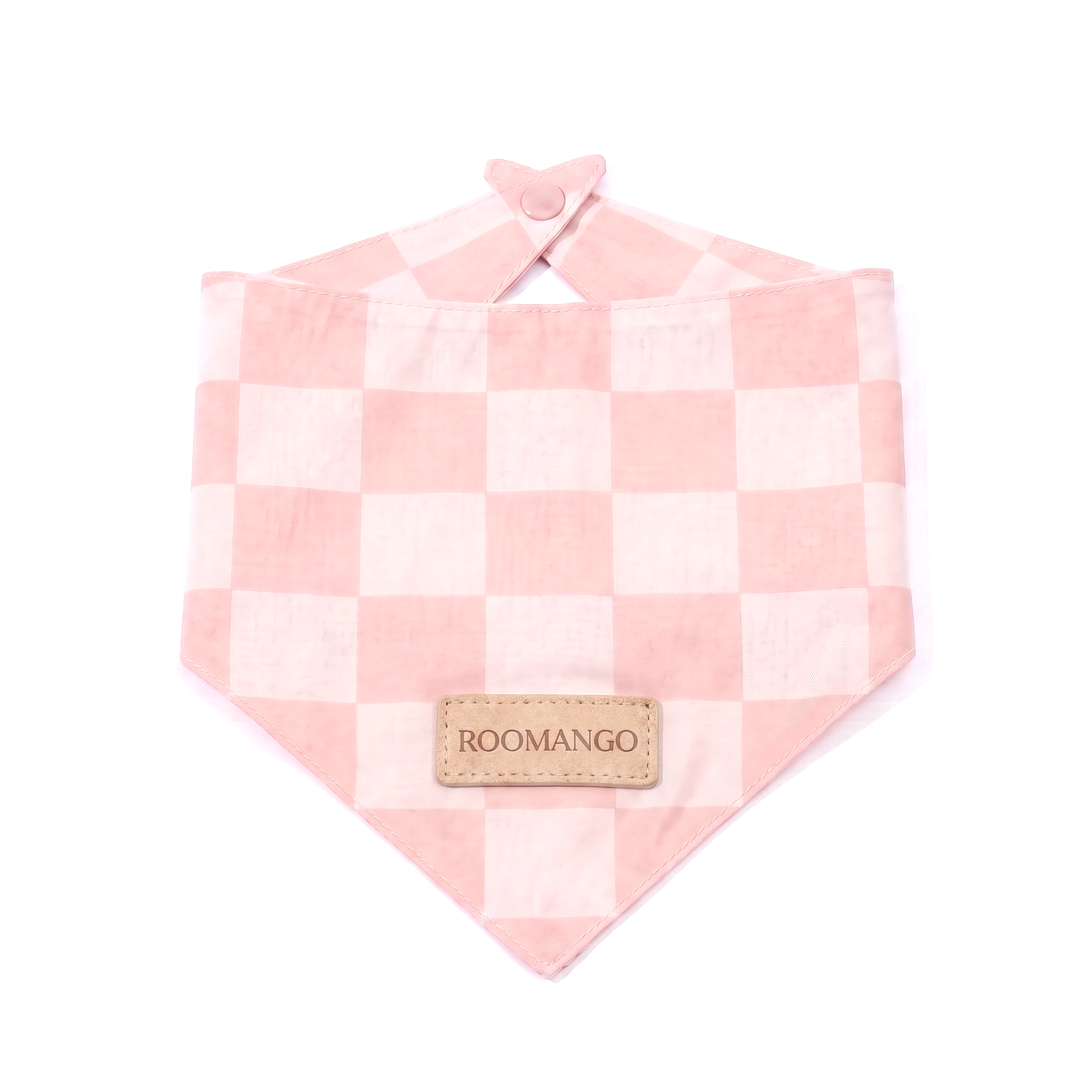 Pet Chessboard Washable Stain-Resistant Cat & Dog Universal Triangle Drool Bib Anti-Dirty Bandana