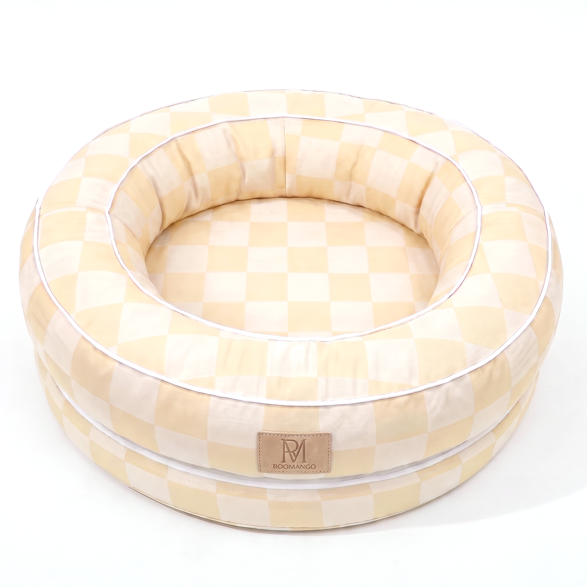 Checkerboard Memory Foam Waterproof Scratch-Resistant Odor-Control Mold-Proof Mite-Resistant Cat & Dog Bed