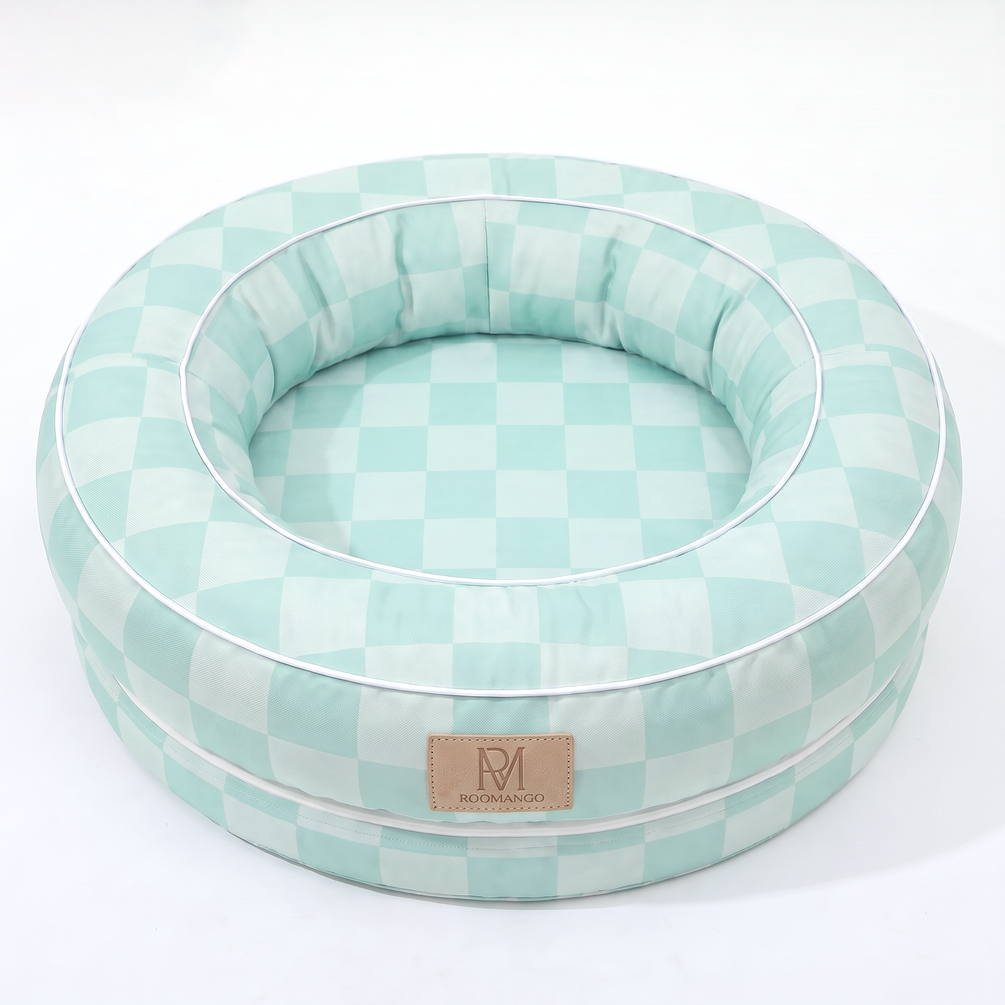 Checkerboard Memory Foam Waterproof Scratch-Resistant Odor-Control Mold-Proof Mite-Resistant Cat & Dog Bed