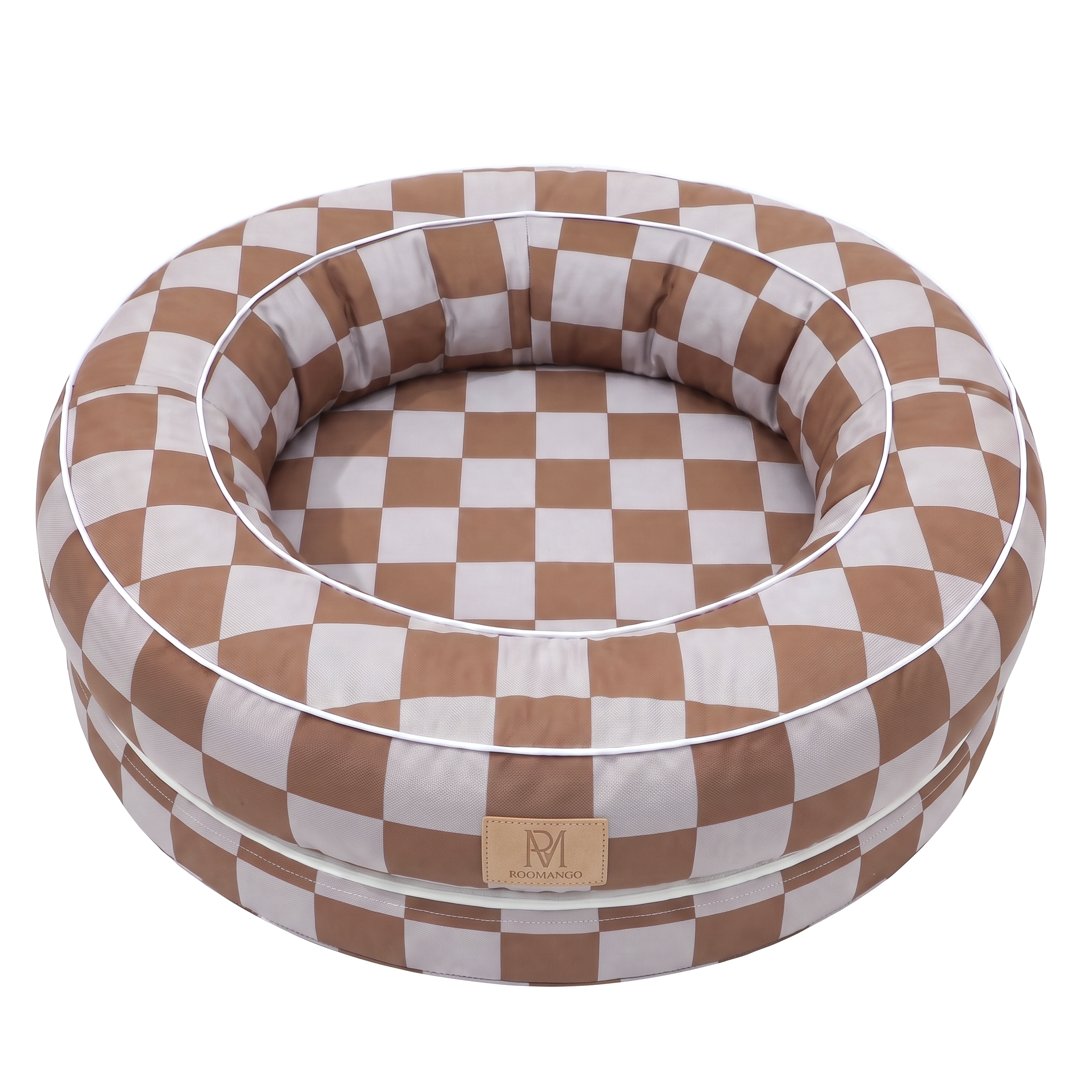 Checkerboard Memory Foam Waterproof Scratch-Resistant Odor-Control Mold-Proof Mite-Resistant Cat & Dog Bed