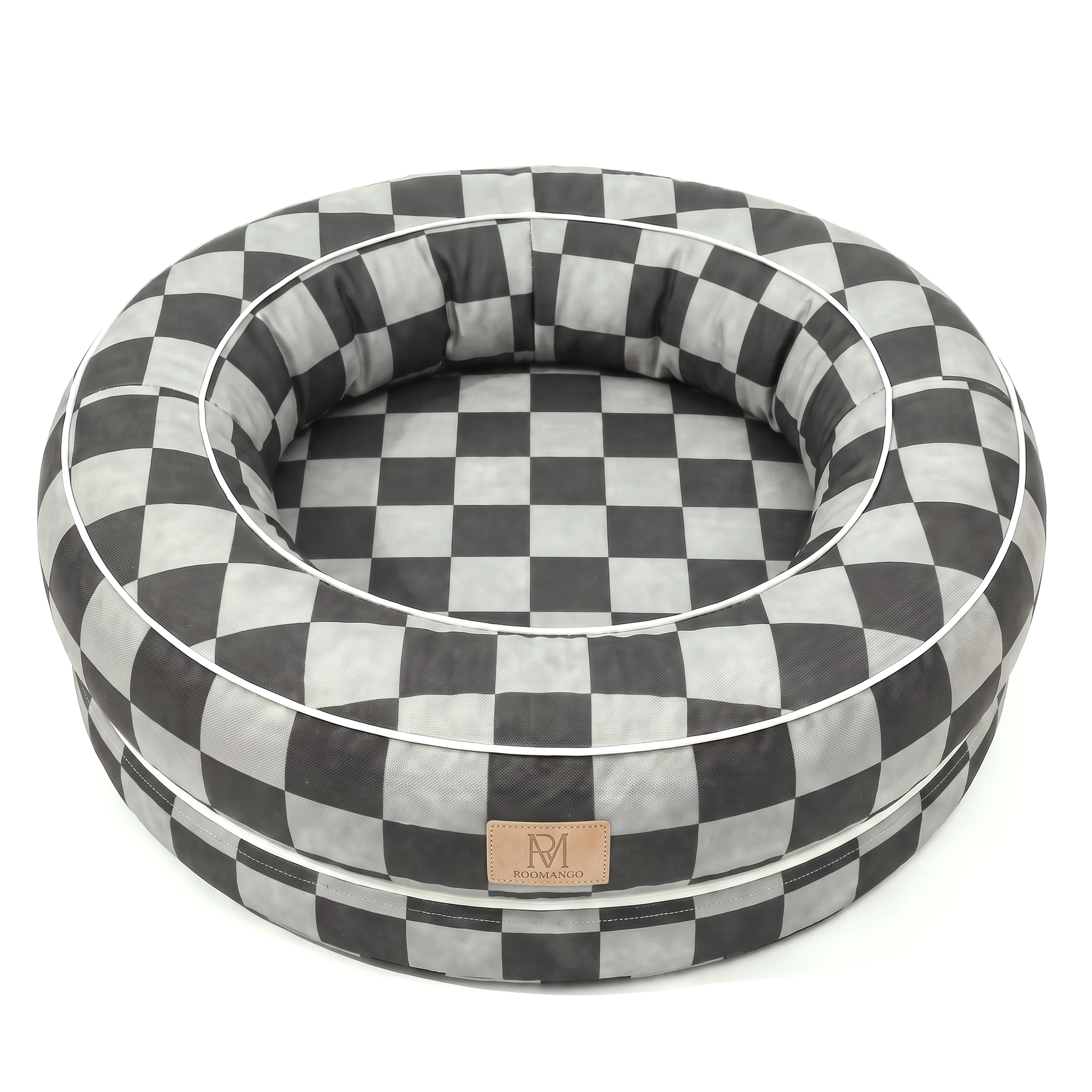 Checkerboard Memory Foam Waterproof Scratch-Resistant Odor-Control Mold-Proof Mite-Resistant Cat & Dog Bed