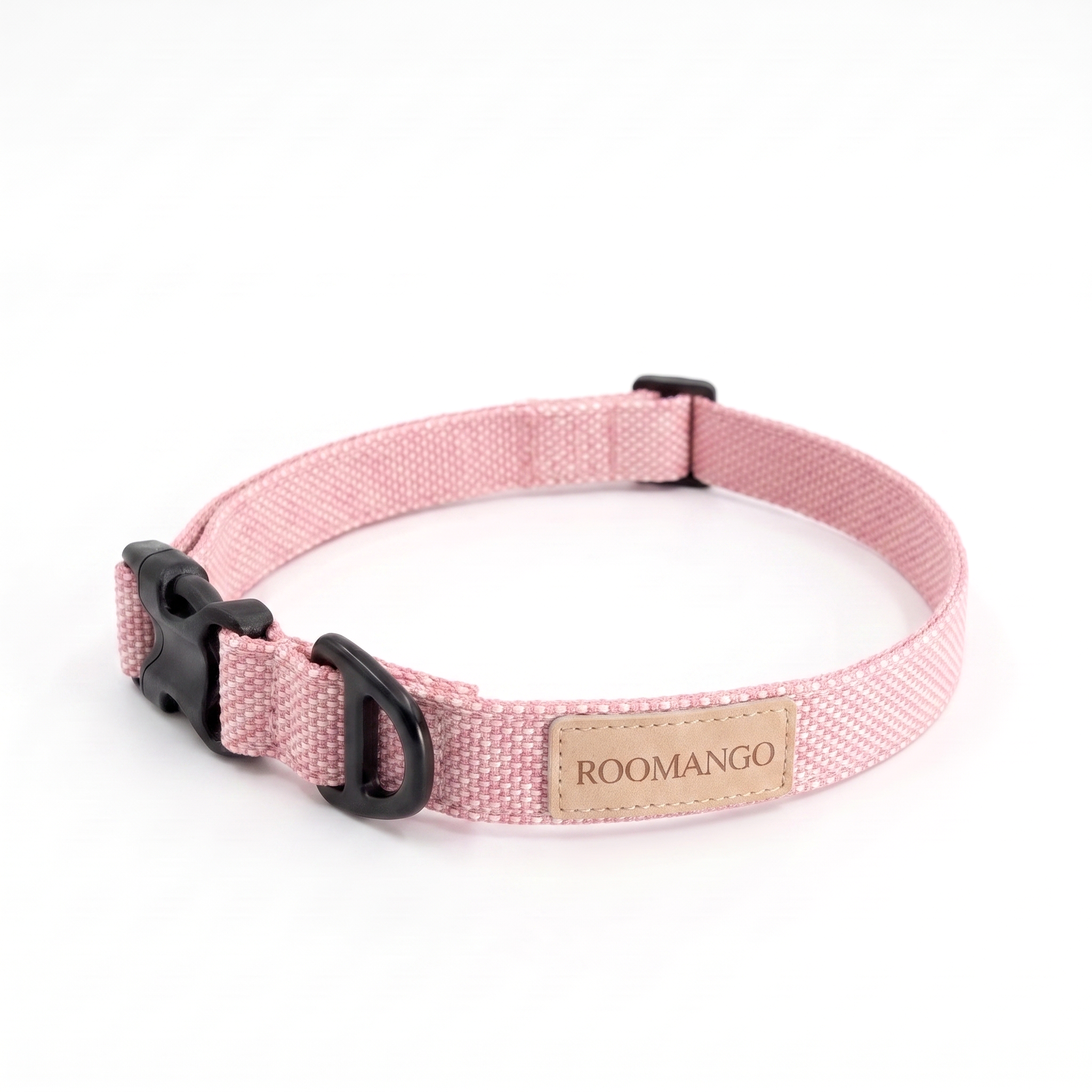 High toughness and wear-resistant reinforced metal traction ring for pet collars