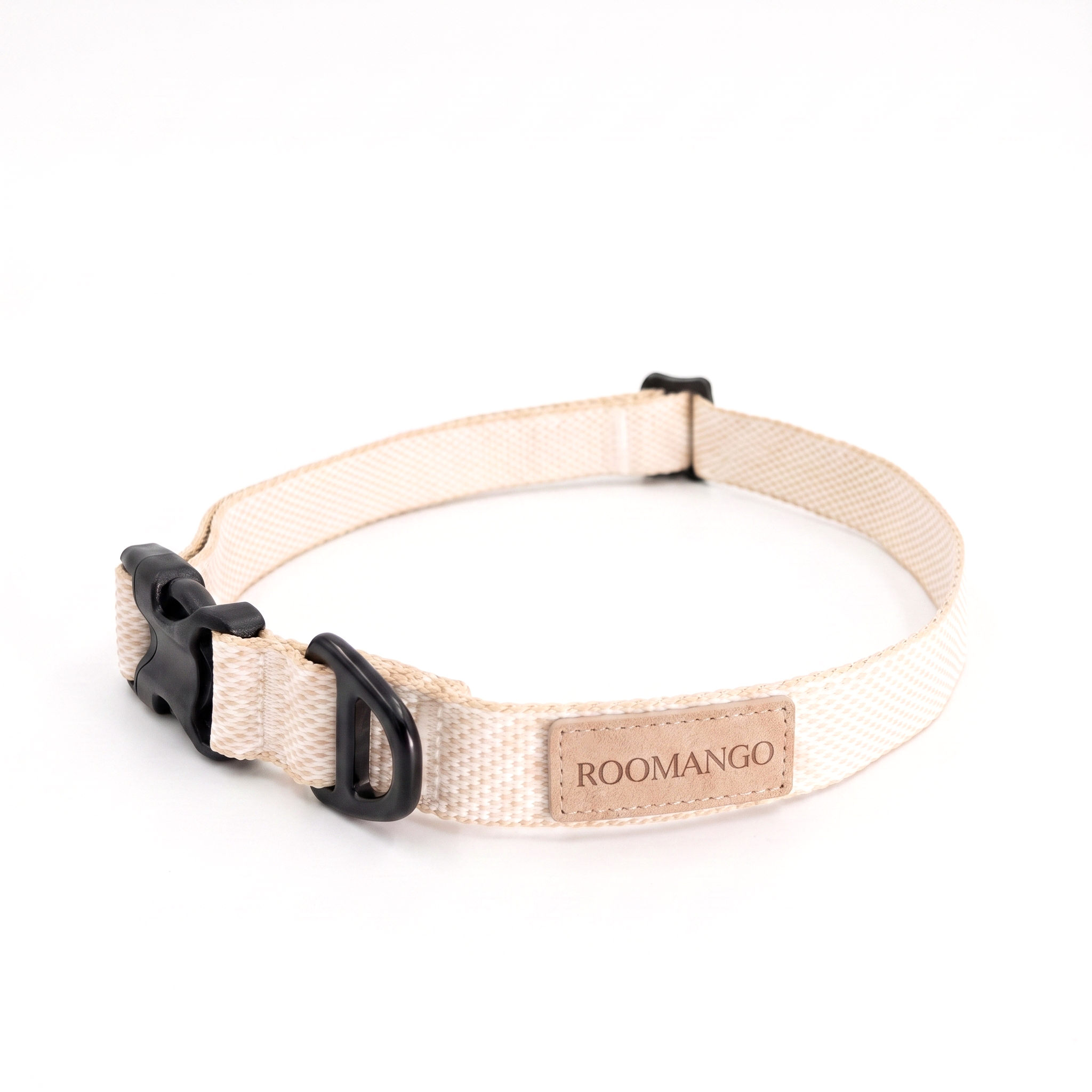 High toughness and wear-resistant reinforced metal traction ring for pet collars