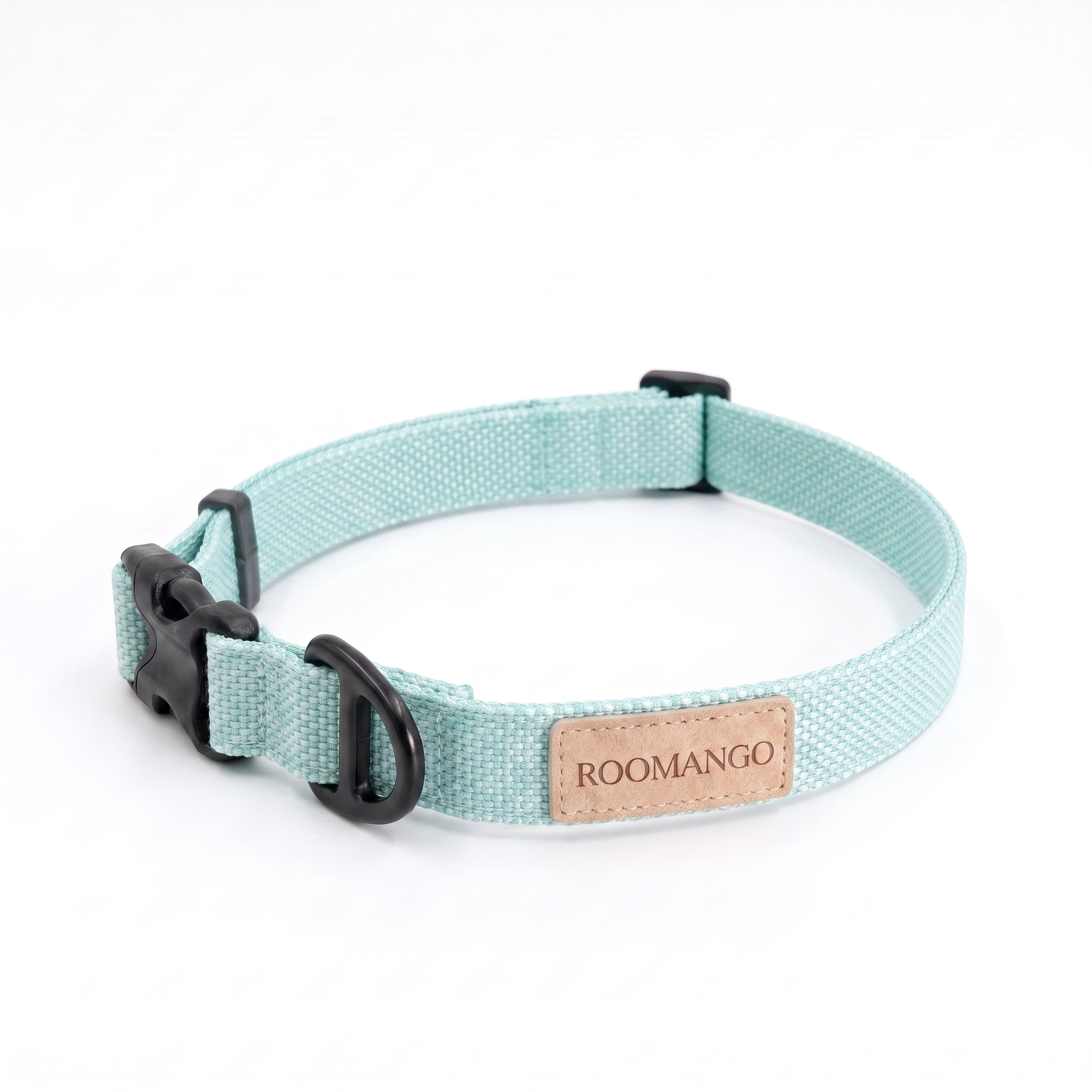 High toughness and wear-resistant reinforced metal traction ring for pet collars