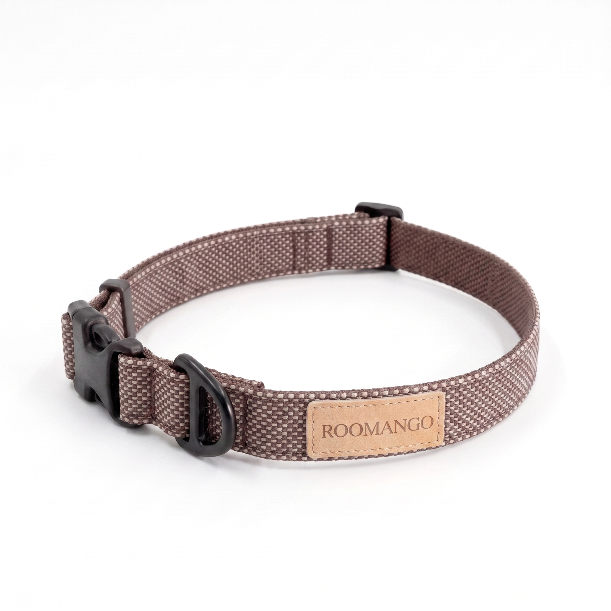 High toughness and wear-resistant reinforced metal traction ring for pet collars